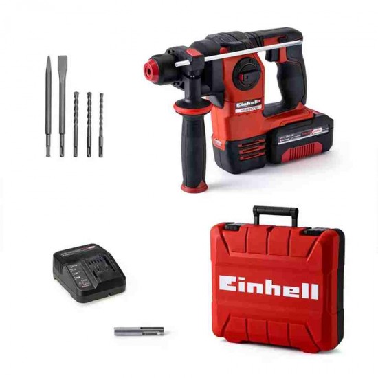 Einhell HEROCCO 1adx3,0Ah Akü 5Parça Uç Akülü Matkap ve Kırıcı Delici Seti