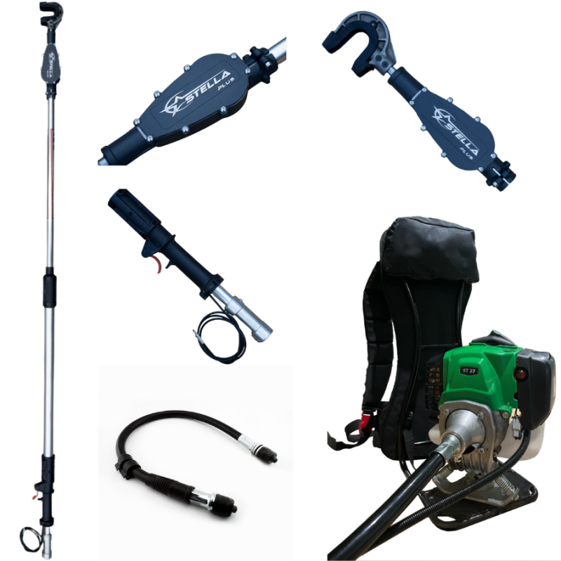 Active ST 37 Z 2.2bg 30.8cc 26mm 15kg Sırt Tipi Kancalı Dal Sarsıcı Benzinli Zeytin Hasat Makinesi