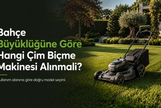 Bahçe Büyüklüğüne Göre Hangi Çim Biçme Makinesi Alınmalı?