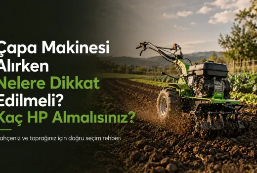 Çapa Makinesi Alırken Nelere Dikkat Edilmeli? Kaç HP Almalısınız?