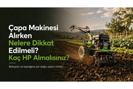 Çapa Makinesi Alırken Nelere Dikkat Edilmeli? Kaç HP Almalısınız?