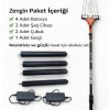 Derentürk Li Force 36V 540W 3.75m 3.5kg Teleskopik Taraklı Çırpıcı Akülü Zeytin Hasat Makinesi