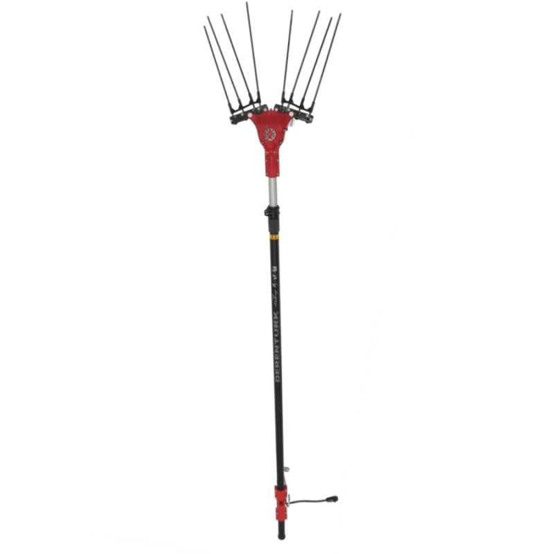Derentürk Troya Plus 33V 540W 3.75m 2.9kg Teleskopik Taraklı Çırpıcı Akülü Zeytin Hasat Makinesi