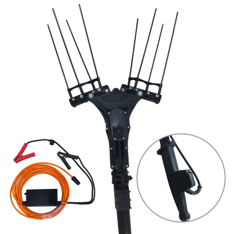 Elia 33V 540W 3.4m 2.8kg Sensörlü Teleskopik Taraklı Çırpıcı Akülü Zeytin Hasat Makinesi