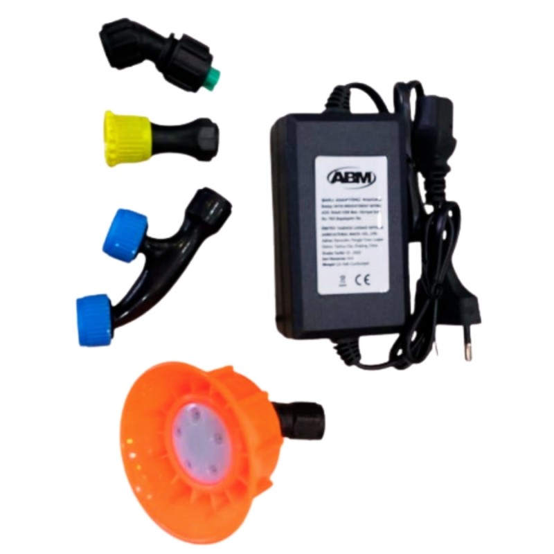 abm 16lt 130cm 5.5kg 12V 8Ah Sırt Tipi Akülü İlaçlama Makinesi