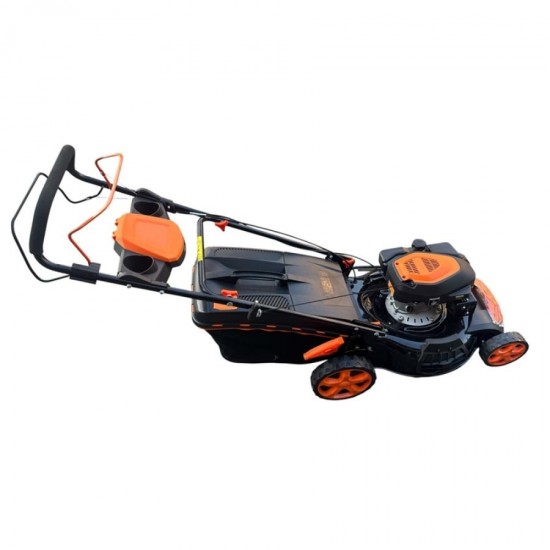 abm Atak LM5170CS 5.5bg 196cc 51cm 70lt 45kg Çelik Şase Şanzımanlı Benzinli Çim Biçme Makinesi