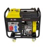 abm YH9000ASE 9.5kVA 15bg 498cc 7 ile 13sa 165kg Tekerli Marşlı Trifaze Dizel Jeneratör