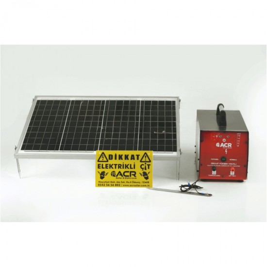 ACR xpower 2450 50W Solarlı Standart Elektrikli Çit Cihazı Pro Set