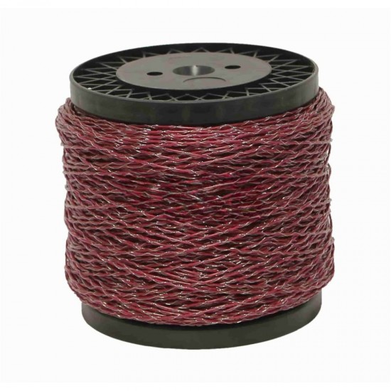 ACR xpower 2x0.4mm 250m Bordo 0.22mm Halatlı Çelik Telli 6katlı Elektrikli Çit İpi