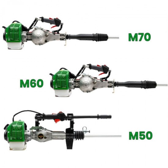Active M60 3bg 51.7cc 42mm 3.2m 14kg Teleskopik Yandan Askılı Kancalı Dal Sarsıcı Benzinli Zeytin Hasat Makinesi