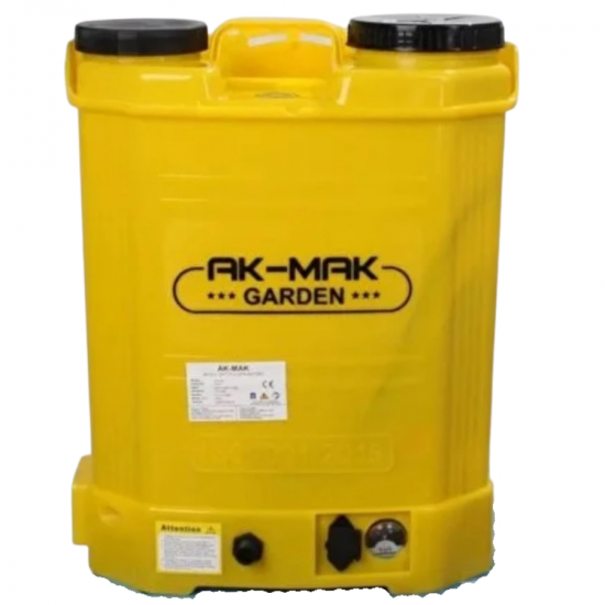 AK MAK 16lt 130cm 5.5kg 12V 8Ah Sırt Tipi Akülü İlaçlama Makinesi