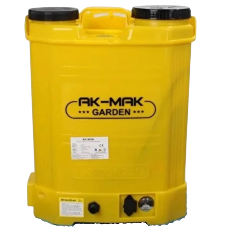 AK MAK 16lt 130cm 5.5kg 12V 8Ah Sırt Tipi Akülü İlaçlama Makinesi