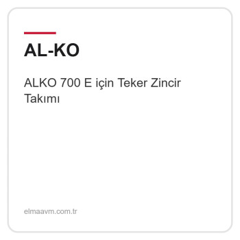 ALKO 700 E için Teker Zincir Takımı