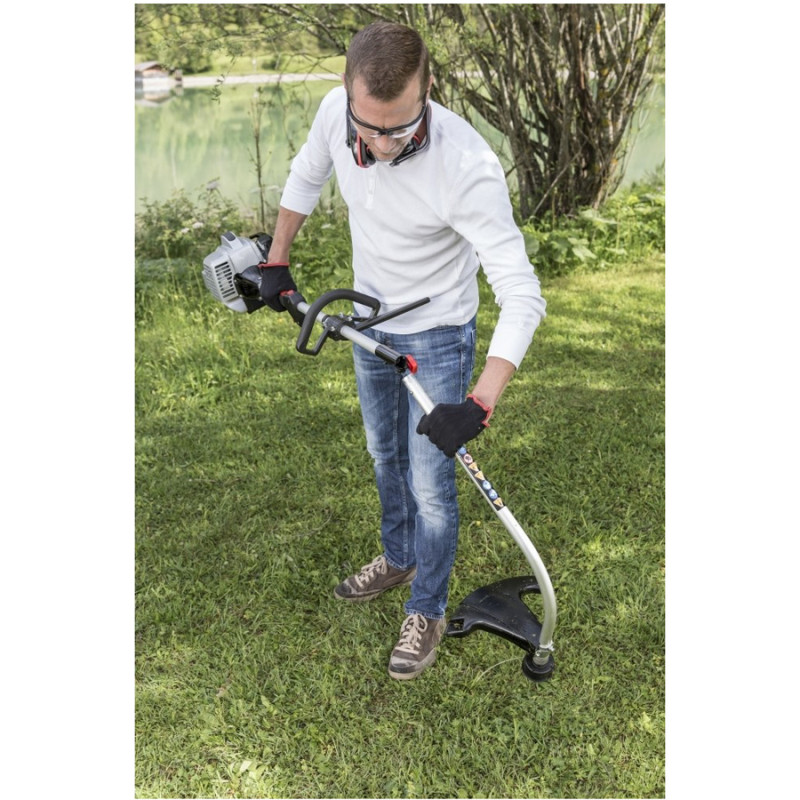 ALKO BC223L S 1.1bg 0.8kW 22.5cc 3.9kg 5kg Pilot Kol Eğik Şaft Yan Tip Benzin Motorlu Tırpan