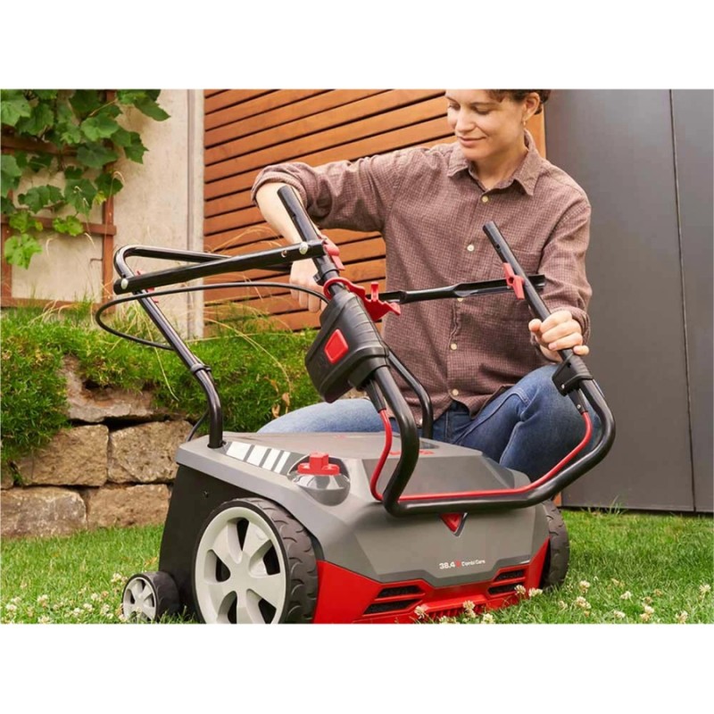 ALKO 34.4 Combi Care 1400W 38cm 6x14mm 14bıçak 55lt 12kg İtmeli Elektrikli Çim Havalandırma Makinesi
