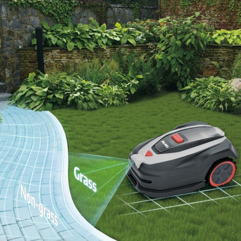 ALKO Robolinho 1000 Vision Comfort Wi Fi 18V/36V 2.5Ah/5.0Ah li ion 21cm 108/180dk 1000m Akülü Çim Biçme Robotu