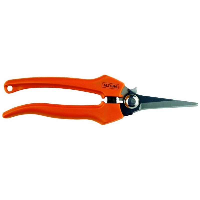 Altuna 1261 180mm INOX Düz Bıçak İnce Üzüm Hasat Makası
