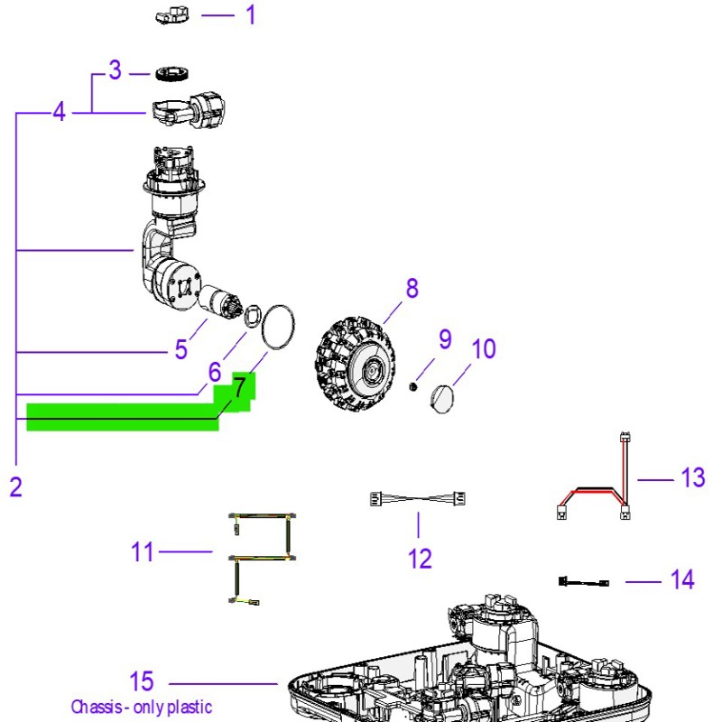 Ambrogio 015Z14800B Quad E Teker Motoru Bağlantı Contası Ambrogio 015Z14800B Quad E Teker Motoru Bağlantı Contası