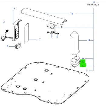 Ambrogio 030Z16000A L400 5mm Şarj İstasyonu Boşluk Alıcı Ambrogio 030Z16000A L400 5mm Şarj İstasyonu Boşluk Alıcı