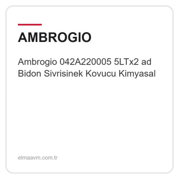 Ambrogio 042A220005 5LTx2 ad Bidon Sivrisinek Kovucu Kimyasal