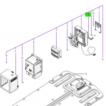 Ambrogio 042Z24500A Çim Biçme Robotu Şarj Kulesi Arka Kapak Kilit Ambrogio 042Z24500A Çim Biçme Robotu Şarj Kulesi Arka Kapak Kilit