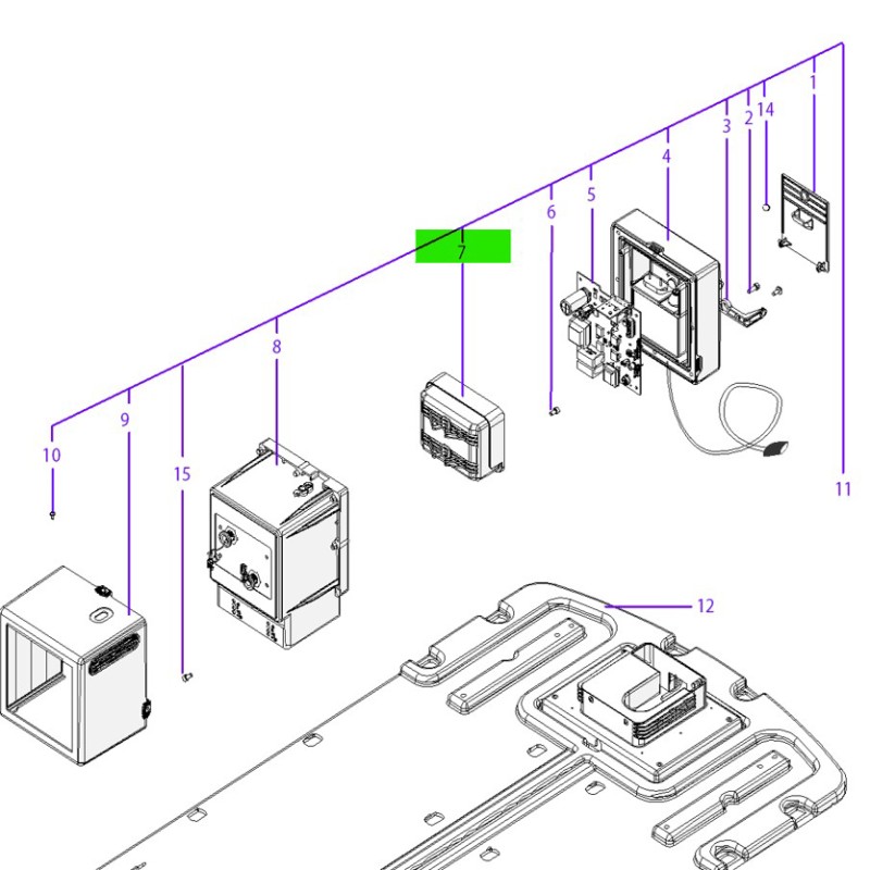Ambrogio 042Z24800A Çim Biçme Robotu Şarj Temas Grubu