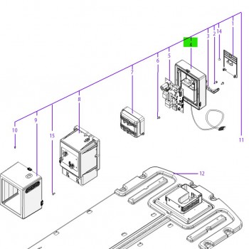 Ambrogio 042Z27300A Çim Biçme Robotu Şarj Kulesi İç Kapak Ambrogio 042Z27300A Çim Biçme Robotu Şarj Kulesi İç Kapak