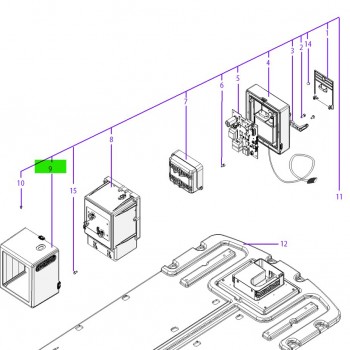 Ambrogio 042Z53000A Çim Biçme Robotu Beyaz Şarj Kule Gövdesi Ambrogio 042Z53000A Çim Biçme Robotu Beyaz Şarj Kule Gövdesi