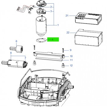 Ambrogio 050Z06700A L60 Bıçak Motoru Contası