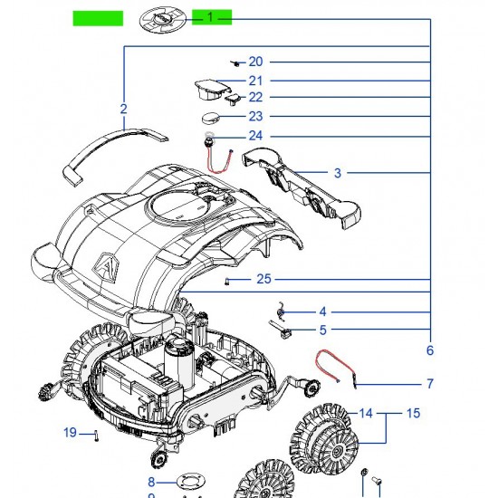 Ambrogio 050Z27800A L60 Tuş Takımı