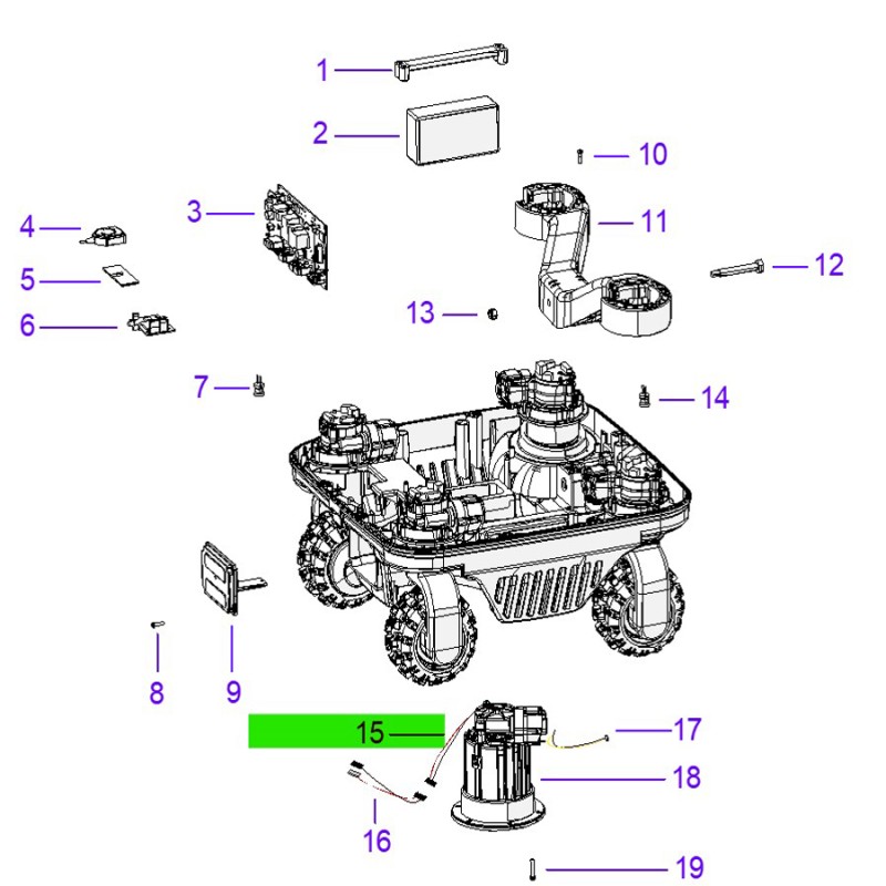 Ambrogio 051CB05.00 Çim Biçme Robotu Motor Kablosu