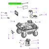 Ambrogio 051Z14700A Quad, L32, L35 Akü Sabitleme Plakası