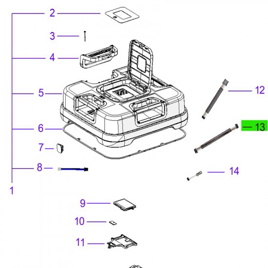 Ambrogio 075CB06.03 Quad E Çim Biçme Robotu Radar Sensörü Kablosu