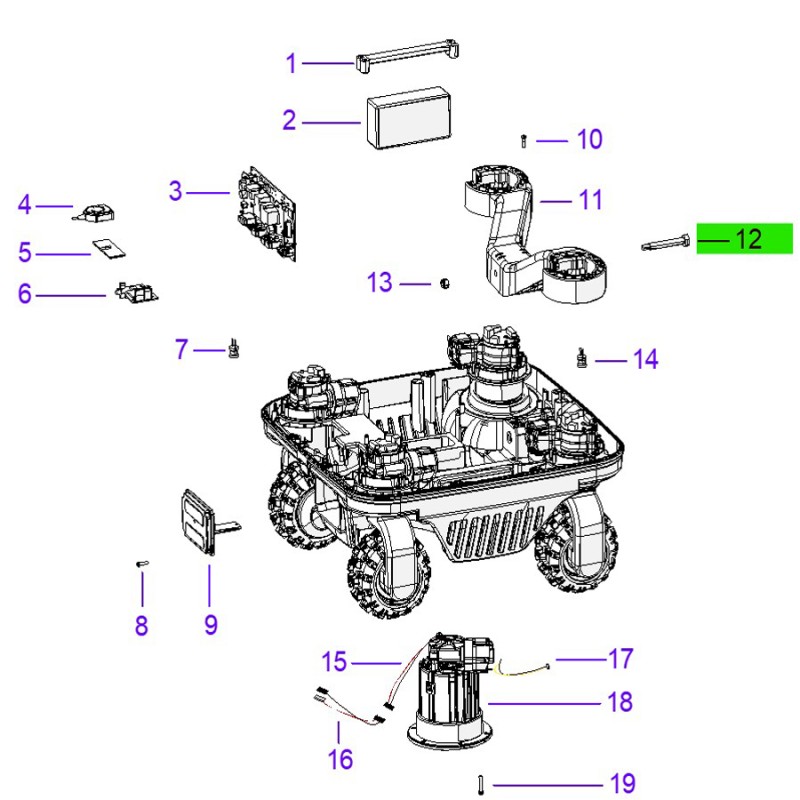 Ambrogio 075Z49000A Quad E Dengeleyici Dengeleme Pimi