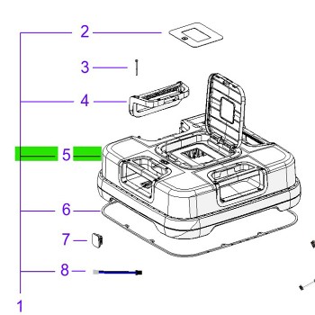 Ambrogio 075Z53000A_R Quad E Çim Biçme Robotu Çıplak Dış Gövde Ambrogio 075Z53000A_R Quad E Çim Biçme Robotu Çıplak Dış Gövde