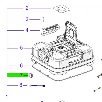 Ambrogio 075Z54700A_R Quad Çim Biçme Robotu Radarı