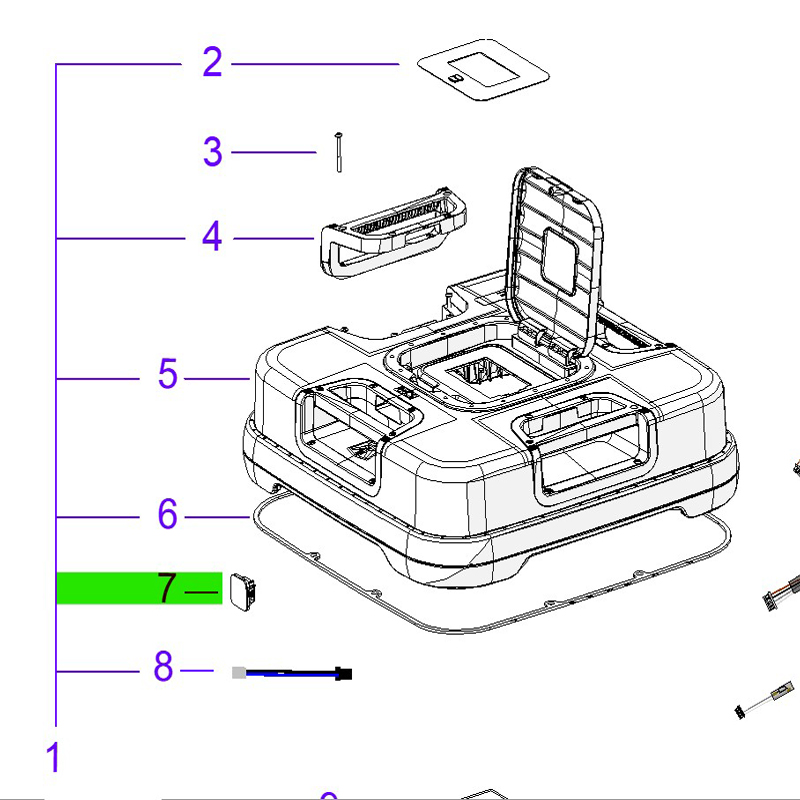 Ambrogio 075Z54700A_R Quad Çim Biçme Robotu Radarı Ambrogio 075Z54700A_R Quad Çim Biçme Robotu Radarı
