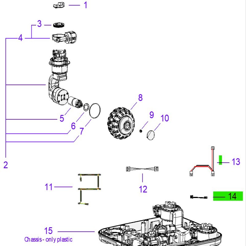 Ambrogio 110E01100A Çim Biçme Robotu Sonlandırma Kablosu