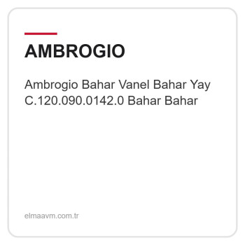 Ambrogio Bahar Vanel Bahar Yay C.120.090.0142.0 Bahar Bahar