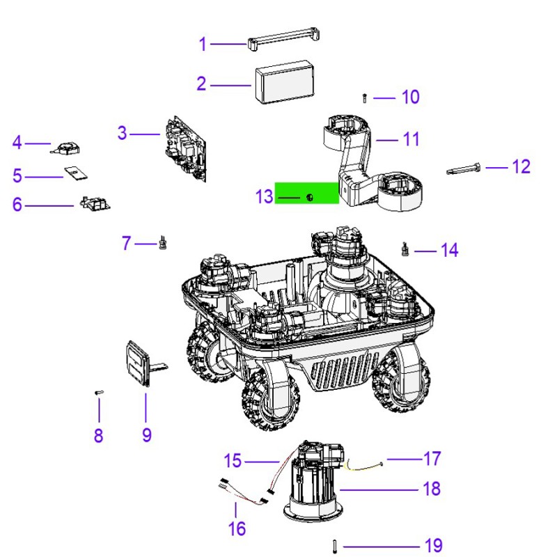 Ambrogio C01486 Quad E Dengeleyici Dengeleme Pimi M8 Somunu