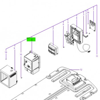 Ambrogio 042Z44500A Çim Robotu Şarj Kulesi Taban Birleşme Grubu Ambrogio 042Z44500A Çim Robotu Şarj Kulesi Taban Birleşme Grubu