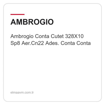Ambrogio Conta Cutet 328X10 Sp8 Aer.Cn22 Ades. Conta Conta