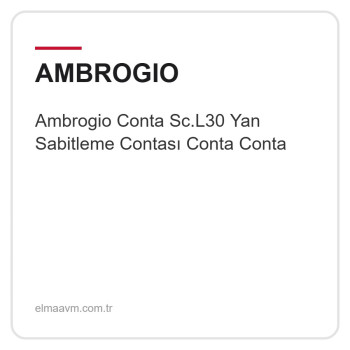 Ambrogio Conta Sc.L30 Yan Sabitleme Contası Conta Conta