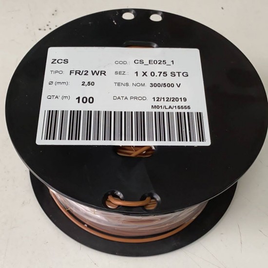 Ambrogio CS E025 1 Ø0.75mm² 100m NYAF Makaralı Sınır Kablosu