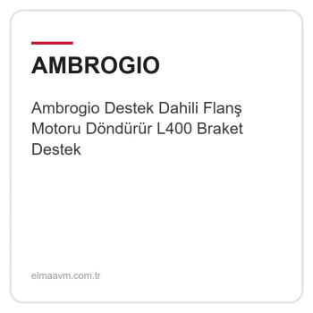 Ambrogio Destek Dahili Flanş Motoru Döndürür L400 Braket Destek Ambrogio Destek Dahili Flanş Motoru Döndürür L400 Braket Destek