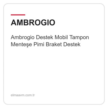 Ambrogio Destek Mobil Tampon Menteşe Pimi Braket Destek