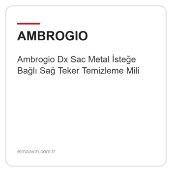 Ambrogio Dx Sac Metal İsteğe Bağlı Sağ Teker Temizleme Mili