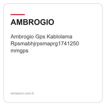 Ambrogio Gps Kablolama Rpsmabhjrpsmaprg1741250 mmgps