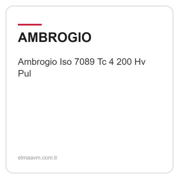 Ambrogio Iso 7089 Tc 4 200 Hv Pul