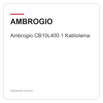 Ambrogio CB10L400.1 Kablolama